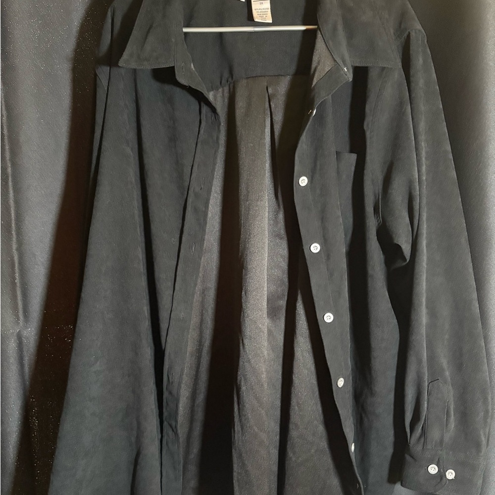 Black Button-Up Shirt